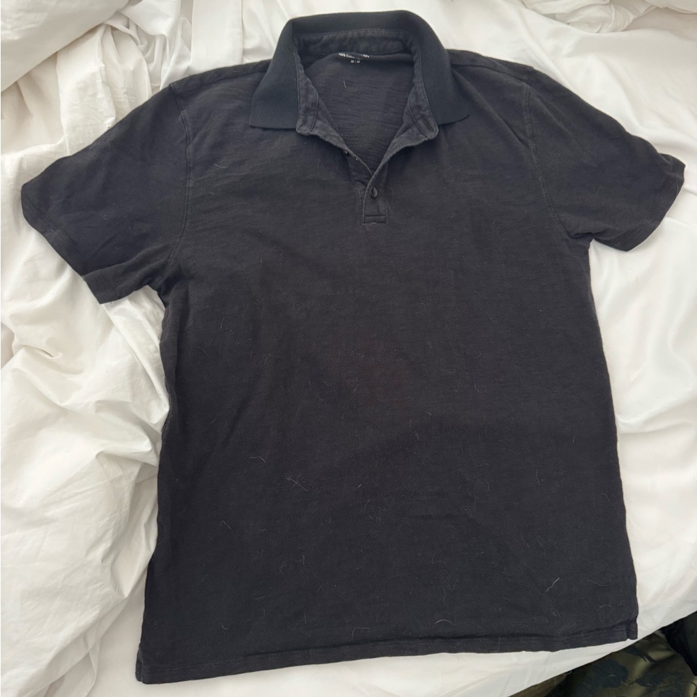 Men’s Vince Black Polo Shirt